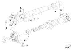 E83 X3 2.0d M47N2 SAV / Drive Shaft Drive Shaft Single Components 4 Wheel