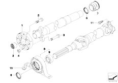 E83 X3 2.0d M47N2 SAV / Drive Shaft Drive Shaft Single Components 4 Wheel-2