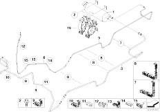 E53 X5 4.6is M62 SAV / Fuel Supply/  Fuel Pipes And Fuel Filters-2