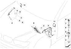 E65 730i M54 Sedan / Vehicle Trim/  Trim Panel Leg Room