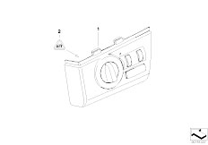 E83N X3 2.0d N47 SAV / Vehicle Electrical System Control Element Light