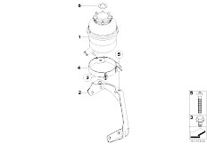 E83N X3 3.0si N52N SAV / Steering/  Oil Carrier Single Parts