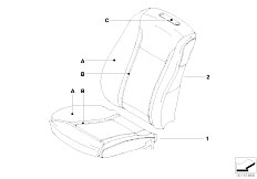 E66 730Li M54 Sedan / Individual Equipment/  Individual Cover Leather Comfort Seat