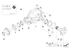 E85 Z4 2.5i N52 Roadster / Rear Axle Differential Drive Output