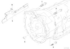E90 325xi N52N Sedan / Automatic Transmission/  Gearbox Mounting Parts