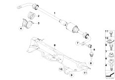 E71 X6 35iX N54 SAC / Rear Axle/  Rear Stabilizer Bar Dynamic Drive