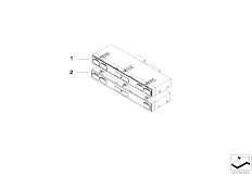 E64 M6 S85 Cabrio / Vehicle Electrical System/  Switch Unit Centre Console-2