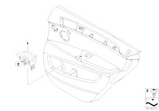 E70 X5 3.0d M57N2 SAV / Vehicle Trim/  Retrofit Ashtray Door Rear