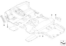 E70 X5 3.0d M57N2 SAV / Vehicle Trim/  Floor Covering