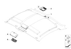 E86 Z4 M3.2 S54 Coupe / Vehicle Trim/  Headlining