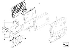 E71 X6 35iX N54 SAC / Audio Navigation Electronic Systems/  Rear Compartment Monitor