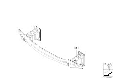 E70 X5 3.0d M57N2 SAV / Vehicle Trim/  Carrier Bumper Front