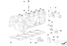 E36 316i 1.9 M43 Compact / Engine/  Cylinder Head Attached Parts