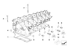 E36 325tds M51 Sedan / Engine Cylinder Head Attached Parts