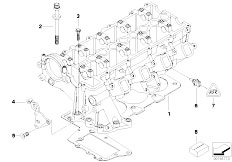 E91 318d M47N2 Touring / Engine/  Cylinder Head Attached Parts