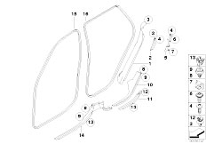 E70 X5 3.0d M57N2 SAV / Vehicle Trim/  Edge Protection Rockers Covers