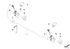 E83N X3 3.0d M57N2 SAV / Vehicle Electrical System/  Single Parts For Head Lamp Cleaning-2