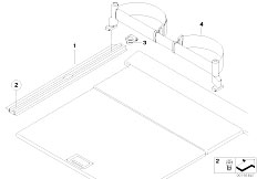 E83N X3 2.0d M47N2 SAV / Vehicle Trim/  Retrofit Lashing Rail System
