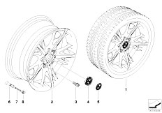 E85 Z4 2.5i M54 Roadster / Wheels Bmw La Wheel Start Spoke 241