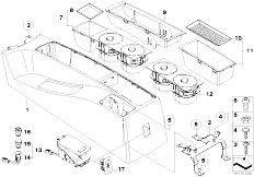 E83N X3 2.0d M47N2 SAV / Vehicle Trim/  Centre Console Basis