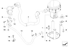 E39 540iP M62 Sedan / Engine/  Emission Control Air Pump