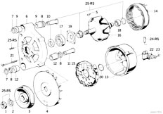 E30 316 M10 2 doors / Engine Electrical System/  Alternator Parts 65a