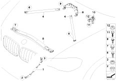 E71 X6 35dX M57N2 SAC / Vehicle Trim/  Reinforcement Body