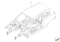 E81 118i N46N 3 doors / Bodywork/  Body Skeleton