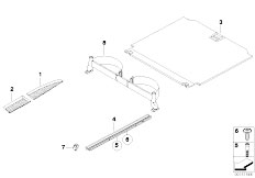 E70 X5 3.0d M57N2 SAV / Vehicle Trim/  Retrofit Lashing Rail System-2