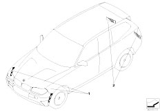 E70 X5 3.0si N52N SAV / Lighting/  Reflector