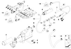 E63 M6 S85 Coupe / Manual Transmission/  Gs7s47bg Hydraulic Unit Individual Parts