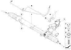 E70 X5 3.0d M57N2 SAV / Steering/  Hydro Steering Box Active Steering Afs