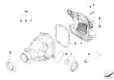 E86 Z4 M3.2 S54 Coupe / Rear Axle/  Final Drive Gasket Set