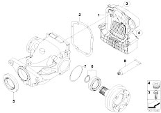 E63 M6 S85 Coupe / Rear Axle Final Drive Gasket Set