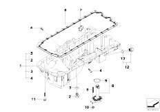 E90 330xi N53 Sedan / Engine/  Oil Pan