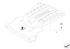 E68 Hydrogen 7 N73 Sedan / Engine Engine Acoustics