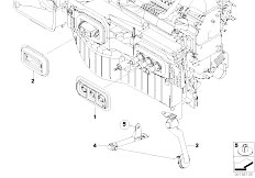 E70 X5 3.0d M57N2 SAV / Heater And Air Conditioning/  Diverse Small Parts