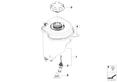 E70 X5 4.8i N62N SAV / Radiator/  Expansion Tank