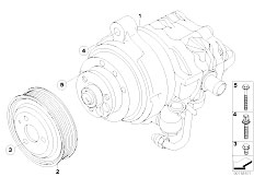 E70 X5 4.8i N62N SAV / Steering/  Power Steering Pump Adaptive Drive