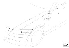 E90 328i N51 Sedan / Lighting/  Additional Turn Indicator Lamp