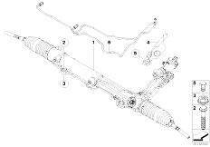 E70 X5 3.0si N52N SAV / Steering/  Hydro Steering Box