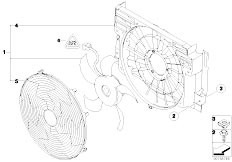 E53 X5 4.6is M62 SAV / Heater And Air Conditioning Pusher Fan