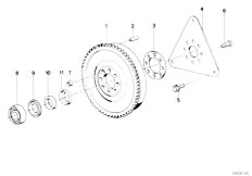 E34 M5 S38 Touring / Engine/  Twin Mass Flywheel