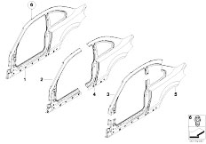 E82 120d N47 Coupe / Bodywork Body Side Frame