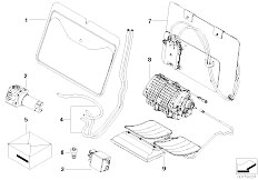 E65 730d M57N2 Sedan / Seats/  Lumbar Support Front