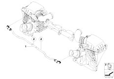 E68 Hydrogen 7 N73 Sedan / Fuel Preparation System/  Connecting Line