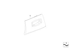 E91N 325i N52N Touring / Individual Equipment Individual Trim Remote Control Key Slot