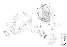 E61N M5 S85 Touring / Rear Axle/  Final Drive Gasket Set