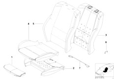 E46 330xi M54 Sedan / Seats Bmw Sports Seat Cover