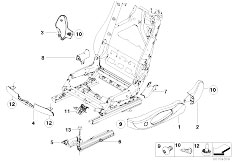 E93 323i N52N Cabrio / Seats/  Seat Front Seat Coverings